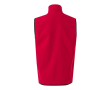 Gilet de travail softshell doublure polaire polyester 280 g/m² couleur rouge