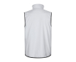 Gilet de travail softshell doublure polaire polyester 280 g/m² couleur blanc
