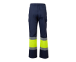 Pantalon de travail unisexe en coton et polyester 190 g/m² couleur jaune