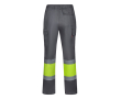 Pantalon de travail unisexe en polyester et coton 190 g/m² couleur gris
