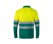 Polo piqué extra large en coton et polyester 150 g/m² couleur vert