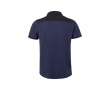 Polo de travail piqué unisexe manches courtes polyester 200 g/m² couleur bleu