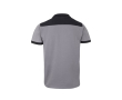 Polo de travail piqué unisexe manches courtes polyester 200 g/m² couleur gris