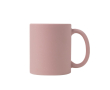Tasse en céramique mate pour sublimation, intérieur brillant 325 ml couleur rose clair