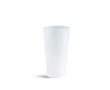 Gobelet réutilisable en plastique, fabriqué en UE, 400 ml couleur translucide