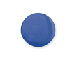 Pin circulaire finition brillante avec attache à épingle couleur bleu