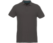 Polo en coton biologique et polyester recyclé 220 g/m² Elevate NXT couleur gris taupe