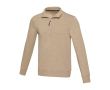 Pull unisexe en tissu recyclé fermeture éclair courte 280 g/m² Unisex-Pullover aus recyceltem Stoff, 280 g/m2, Elevate NXT couleur ivoire