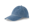 Casquette vintage non structurée à 6 panneaux en coton 250 g/m² couleur bleu marine
