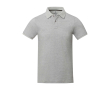 Polo à manches courtes pour homme en coton piqué 200 g/m² Herren-Poloshirt aus Piqué-Baumwolle, 200 g/m2, Elevate Life couleur gris clair chiné