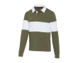 Polo unisexe en coton biologique style rugby 280 g/m² Elevate NXT couleur vert foncé