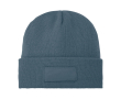 Bonnet publicitaire avec étiquette personnalisée Gorro Elevate™ Boreas couleur cyan