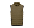Bodywarmer en duvet pour homme en polyester 164 g/m2 Elevate Life couleur vert olive