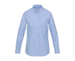 Chemise Oxford femme à manches longues, coupe droite Elevate couleur bleu ciel