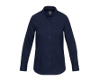 Chemise Oxford femme à manches longues, coupe droite Elevate couleur bleu marine