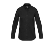 Chemise Oxford femme à manches longues, coupe droite Elevate couleur noir