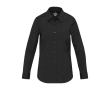 Chemise en popeline pour femme, coupe droite 133 g/m² Elevate couleur noir