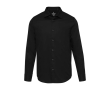 Chemise homme en sergé de coton à manches longues 185 g/m² Elevate couleur noir