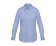 Chemise femme en sergé de coton à manches longues 185 g/m² Elevate couleur bleu ciel