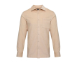 Chemise unisexe en velours à la coupe droite 252 g/m² Elevate couleur ivoire