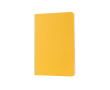 Carnet A5 à couverture en carton avec pages lignées couleur crème couleur jaune