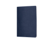 Carnet A5 à couverture en carton avec pages lignées couleur crème couleur bleu