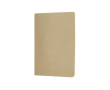 Carnet A5 à couverture en carton avec pages lignées couleur crème couleur naturel