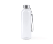 Gourde en RPET avec corps translucide et sangle de transport 600ml couleur transparent