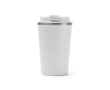 Tasse thermique en inox avec couvercle à vis anti-fuite 450 ml couleur blanc