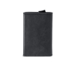 Porte-monnaie et porte-cartes avec protection RFID et accès à un clic couleur noir