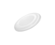 Frisbee classique en plastique pour extérieur en plusieurs couleurs couleur blanc