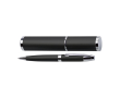 Stylo en métal présenté dans un étui assorti, encre noire couleur noir
