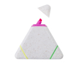 Marqueur triangulaire en paille de blé avec 3 couleurs différentes couleur multicolore