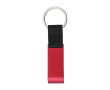 Porte-clés en métal avec décapsuleur et jeton chariot de supermarché couleur rouge