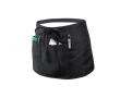 Tablier de polyester pour la taille avec plusieurs poches couleur noir