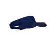 Visière personnalisée en polyester avec latéraux rembourrés Sport couleur bleu marine