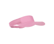 Visière personnalisée en polyester avec latéraux rembourrés Sport couleur rose