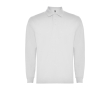 Polo à manches longues 220 g/m² Roly Direct Carpe couleur blanc