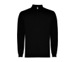 Polo à manches longues 220 g/m² Roly Direct Carpe couleur noir