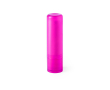 Baume à lèvres avec SPF15 dans étui coloré translucide couleur fuchsia