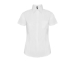 Chemise de travail à manches courtes 130 g/m² Roly Sofia couleur blanc