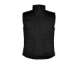 Gilet de travail en polyester et coton 200 g/m² Roly Almanzor couleur noir