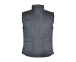 Gilet de travail en polyester et coton 200 g/m² Roly Almanzor couleur gris taupe