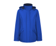 Parka femme en polyester recyclé 400 g/m² Roly Direct America couleur bleu roi