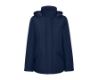 Parka femme en polyester recyclé 400 g/m² Roly Direct America couleur bleu marine
