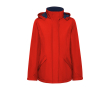 Parka femme en polyester recyclé 400 g/m² Roly Direct America couleur rouge