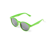 Lunettes de soleil avec des verres noirs et ronds UV400 couleur vert