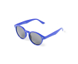 Lunettes de soleil avec des verres noirs et ronds UV400 couleur bleu