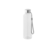 Bouteille en RPET avec finition translucide et bouchon en acier 600 ml couleur transparent