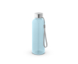 Bouteille en RPET avec finition translucide et bouchon en acier 600 ml couleur cyan